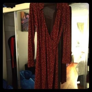 Vintage DVF silk wrap dress